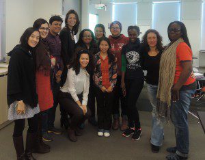 Gender training 2015 group picture with Petra Stienen