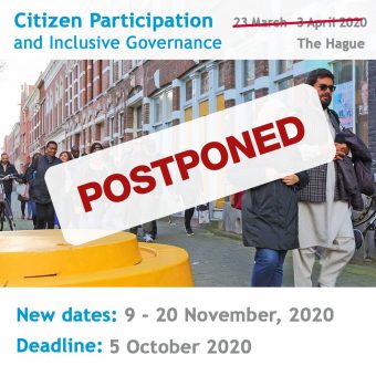 Citizen participation postponed