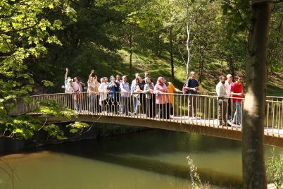 TMT Shiraka Water Management_2021_ GP_Participants on bridge smilling