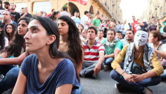 Youth Lebanon protest