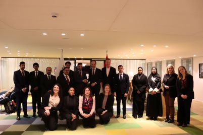RVO Qatar SV group photo at ministry