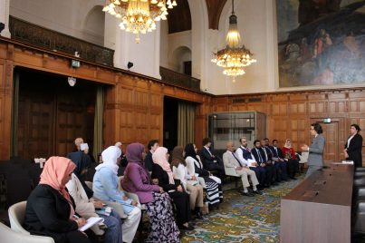 TMT OHRC Study Visit 2023 GP SV Participants at the Peace Palace MENA